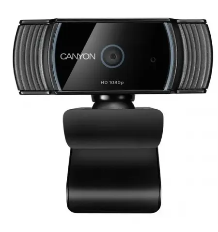 Camera Web Canyon C5, Full-HD 1080P, Negru