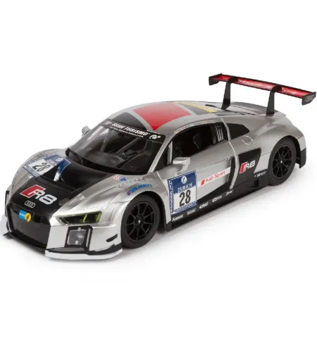 Jucarie cu telecomanda Rastar Audi  R8, 1:14, Argintiu (75360)