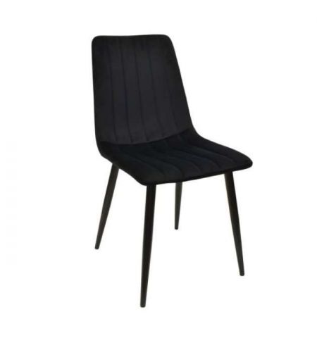 Scaun DC-90P~N66 Catifea Black+Black legs