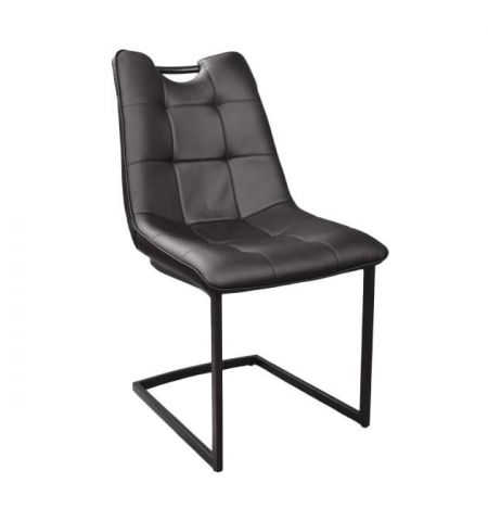 Scaun Confort CF~Black PU+Black Legs