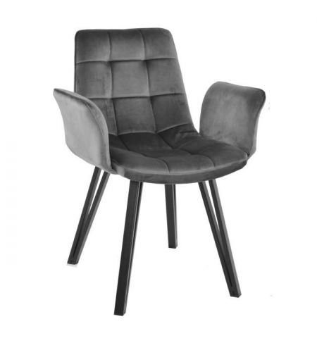 Scaun DC-18~Dark Grey+Black