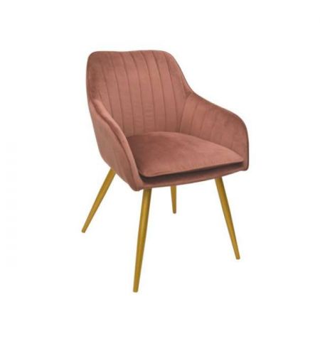 Scaun Iris~Rusty+Gold legs