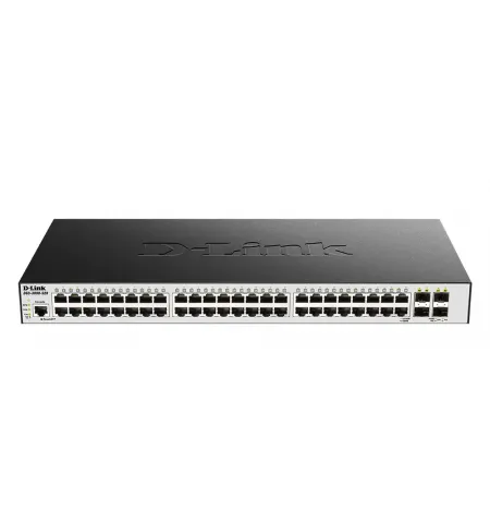 Switch de retea D-Link DGS-3000-52X, 48x 10/100/1000 Mbps, 4x SFP+