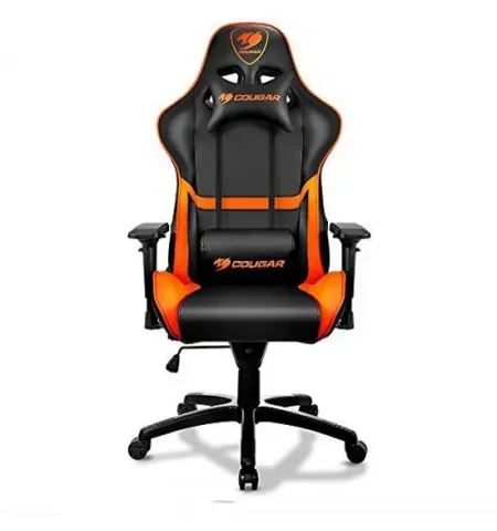 Игровое кресло Cougar Armor, Искусственная кожа, Чёрный/Оранжевый