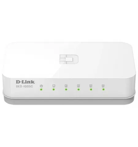 Switch de retea D-Link DES-1005C, 5x 10/100 Mbps
