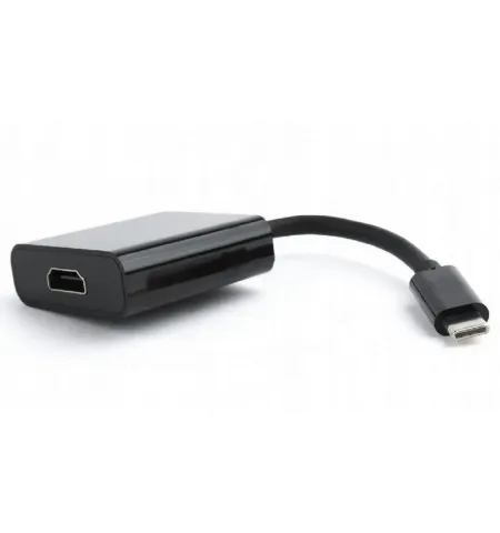 Видеоадаптер Cablexpert A-CM-HDMIF-01, Type-C - HDMI (F), 0,15м, Чёрный