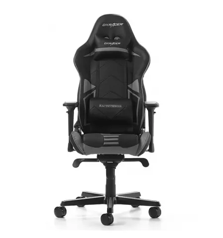 Игровое кресло DXRacer Racing Pro, Искусственная кожа, Черный/Серый