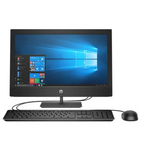 Computer All-in-One HP ProOne 400 G5, 20", Intel Core i5-9500T, 8GB/512GB, Windows 10 Pro, Negru