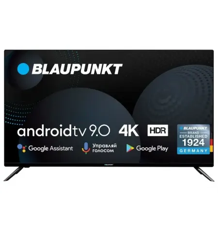 43" LED SMART TV BLAUPUNKT 43UN265T, 3840x2160 4K UHD, Android TV, Negru