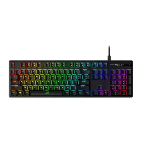 Tastatura HyperX Alloy Origins, Cu fir, Negru