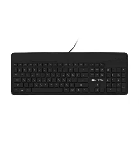 Tastatura Canyon HKB5, Cu fir, Negru