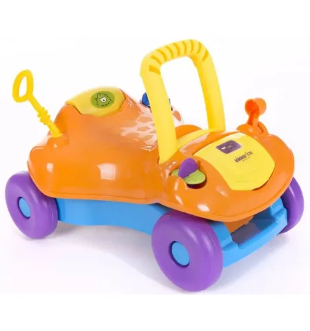 Masina pentru copii 2-in-1 Kikka Boo Ride-On, Portocaliu