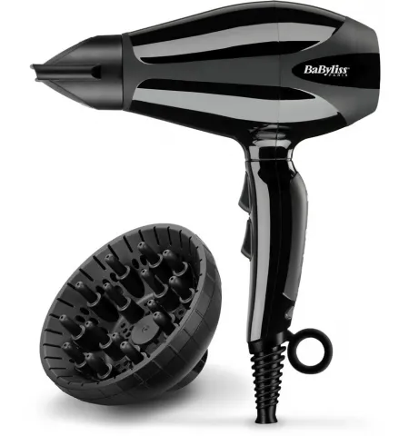 Uscator de par BaByliss Compact Pro 6715E, 2400 W, Negru