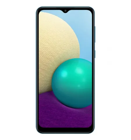 Смартфон Samsung Galaxy A02, 32Гб/2Гб, Синий