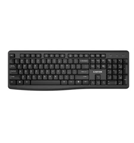 Tastatura Canyon KB-W50, Fara fir, Negru