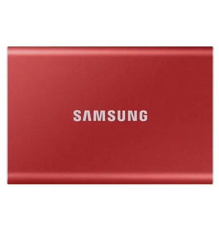 Внешний портативный SSD-накопитель Samsung Portable SSD T7,  2 TB, Красный (MU-PC2T0R/WW)