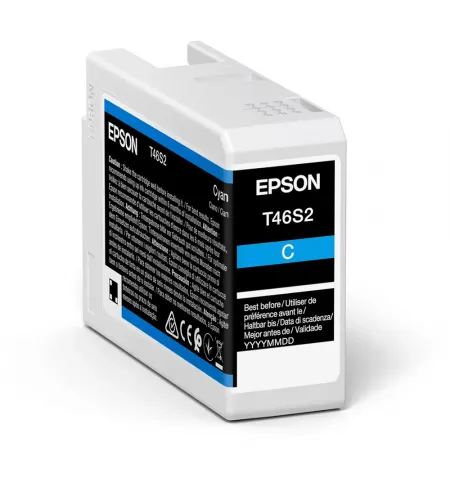 Cartus de cerneala Epson T46S UltraChrome Pro 10, 25ml, Cyan