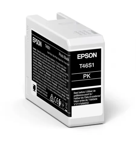 Cartus de cerneala Epson T46S UltraChrome Pro 10, 25ml, Negru foto