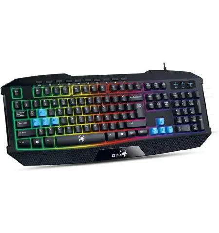 Tastatura Genius SCORPION K215, Cu fir, Negru