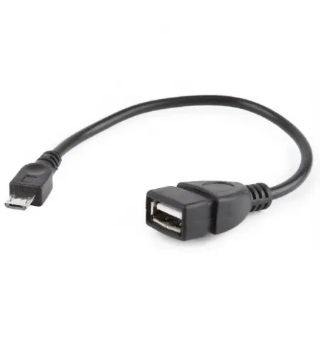 Adaptor USB Cablexpert A-OTG-AFBM-03, USB Type-A/USB Type-B, 0,15m, Negru