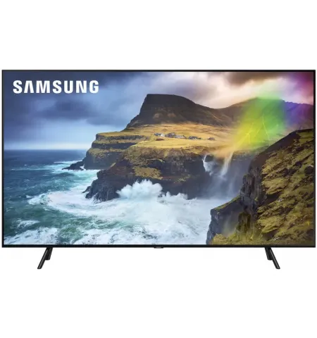 65" QLED SMART TV Samsung QE65Q77AAUXUA, 3840x2160 4K UHD, Tizen, Negru