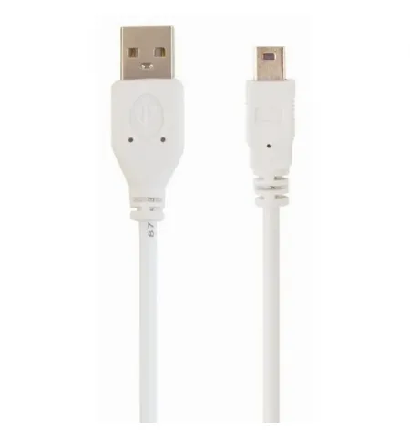 Cablu incarcare si sincronizare Cablexpert CC-USB2-AM5P-3, USB Type-A/USB Type-B, 0,9m, Alb