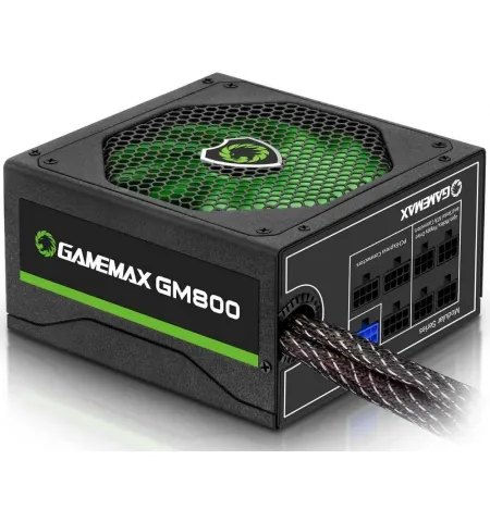 Блок питания для компьютеров Gamemax GM-800, 800Вт, ATX, Полумодульный
