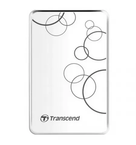 HDD portabil extern Transcend StoreJet 25A3, 2 TB, White (TS2TSJ25A3W)