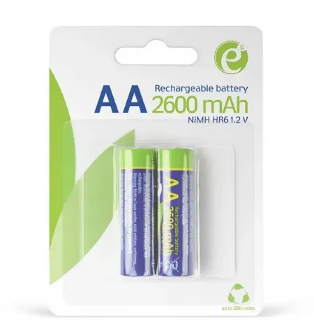 Аккумуляторы Energenie EG-BA-AA26-01, AA, 2600мА·ч, 2шт.