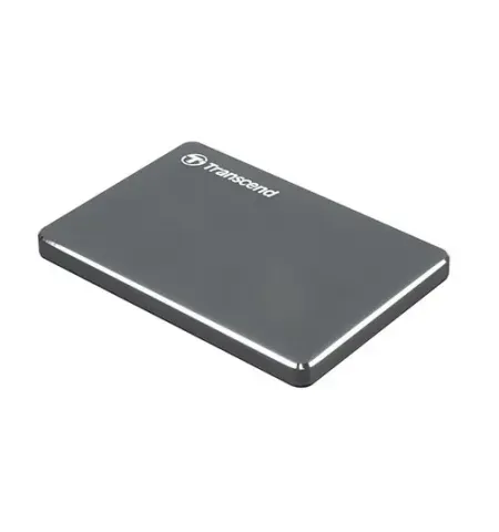 Внешний портативный жесткий диск Transcend StoreJet 25C3, 1 ТБ, Iron Gray (TS1TSJ25C3N)