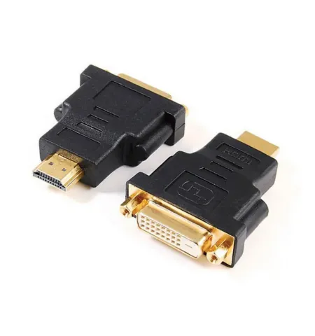 Adaptor Video Cablexpert A-HDMI-DVI-3, HDMI (M) - DVI-D (F), 0,1m, Negru