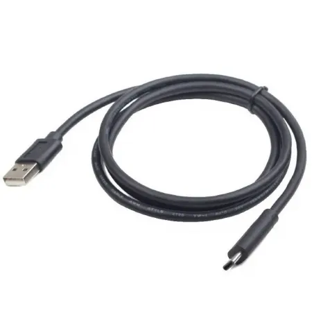 Кабель для зарядки и синхронизации Cablexpert CCP-USB2-AMCM-1M, USB Type-A/USB Type-C, 1м, Чёрный