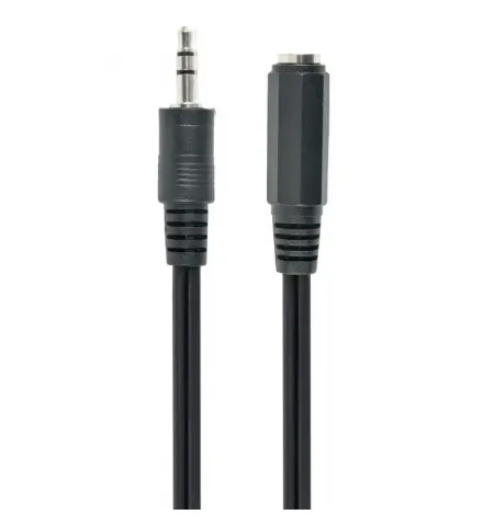 Аудиокабель Cablexpert CCA-423-3M, 3.5mm 3-pin (F) - 3.5mm 3-pin (M), 3м, Чёрный