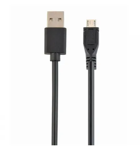 Кабель для зарядки и синхронизации Cablexpert CC-mUSB2D-1M, USB Type-A/micro-USB, 1м, Чёрный