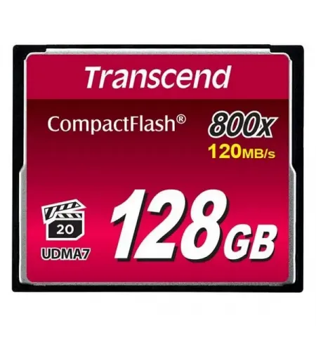 Card de Memorie Transcend CompactFlash 800, 128GB (TS128GCF800)