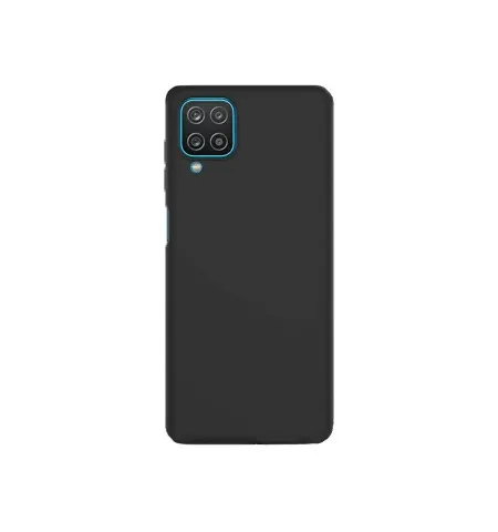 Husa Xcover Galaxy A12 - Soft Touch (Microfiber), Negru