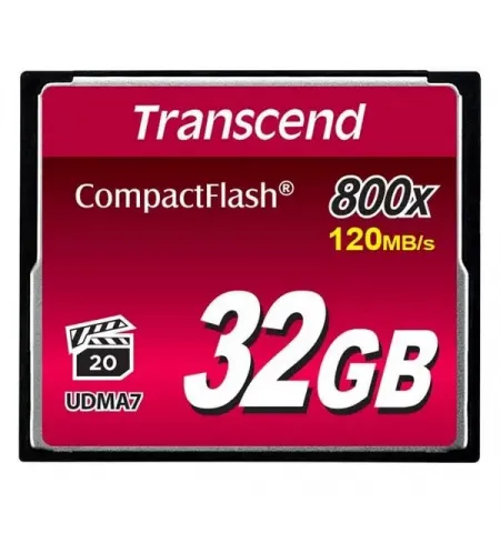 Card de Memorie Transcend CompactFlash 800, 32GB (TS32GCF800)