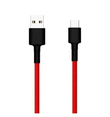 Cablu de incarcare Xiaomi SJX10ZM, USB Type-A/USB Type-C, 1m, Rosu