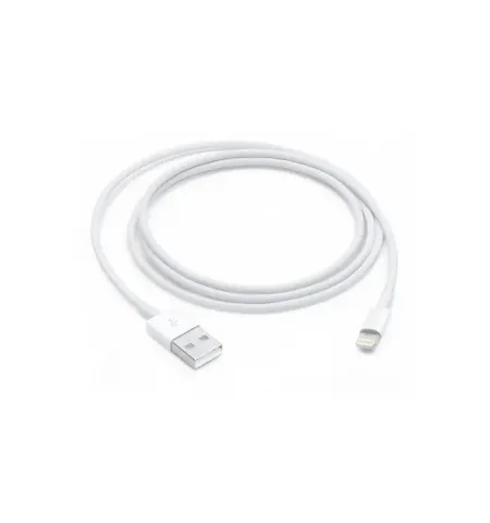 Cablu incarcare si sincronizare Apple A1480, USB Type-A/Lightning, 1m, Alb