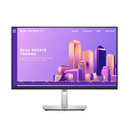 Монитор офисный DELL P2722H 27", IPS 1920x1080 FHD, Черный/Серебристый