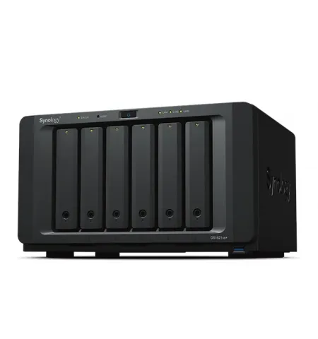 Stocare atasata la retea SYNOLOGY DS1621xs+, Negru