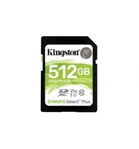 Карта памяти Kingston Canvas Select Plus, 512Гб (SDS2/512GB)