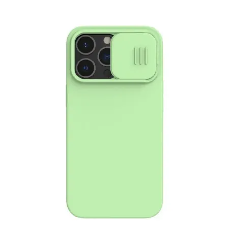 Чехол Nillkin iPhone 13 Pro, CamShield Silky Silicone, Mint Green