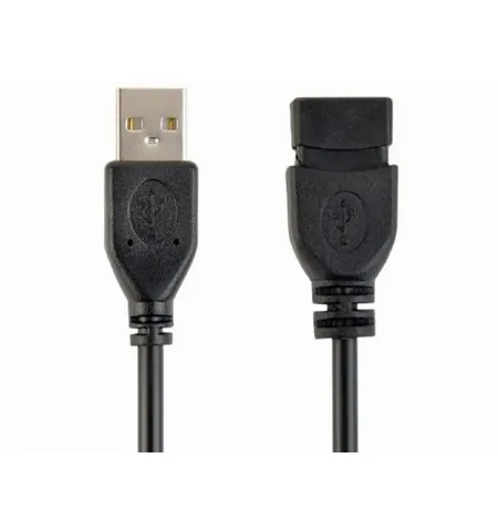 Cablu de comunicatie Cablexpert CCP-USB2-AMAF-0.15M, USB Type-A (M)/USB Type-A (F), 0,15m, Negru