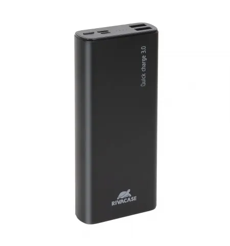 Acumulator extern RivaCase VA1074, 20000mAh, Negru