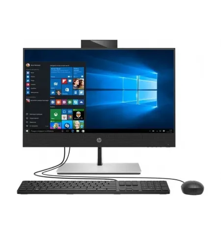 Computer All-in-One HP ProOne 400 G6, 23,8", Intel Core i7-11700T, 8GB/512GB, FreeDOS, Negru