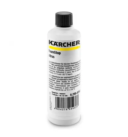 Lichidul impotriva spumei cu parfum anti-alergen de citrice Karcher, 125ML