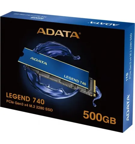 Накопитель SSD ADATA LEGEND 740, 500Гб, ALEG-740-500GCS