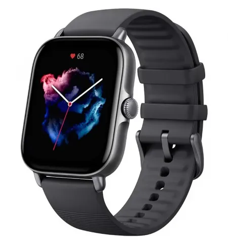 Ceas inteligent Xiaomi Amazfit GTS 3, 42mm, Grafit