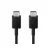 КАБЕЛЬ ДЛЯ ЗАРЯДКИ И СИНХРОНИЗАЦИИ SAMSUNG USB-C TO USB-C CABLE 3A, USB TYPE-C/USB TYPE-C, 1,8М, ЧЁРНЫЙ
